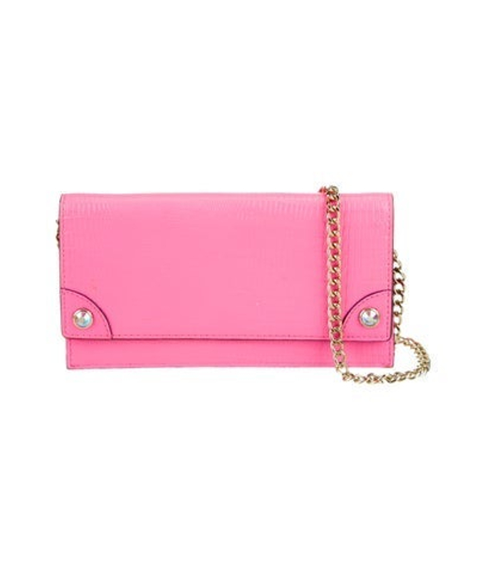 Jimmy Choo Choo Embossed Leather Shoulder Bag