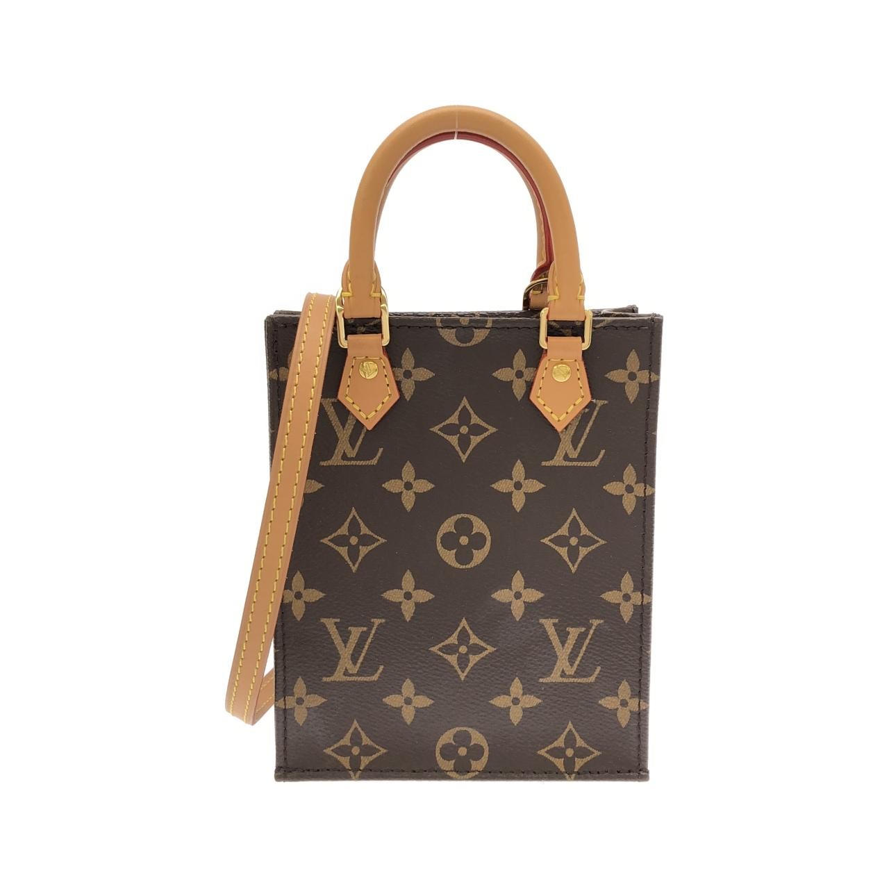 Louis Vuitton Monogram Petite Sac Plat M69442 Bag