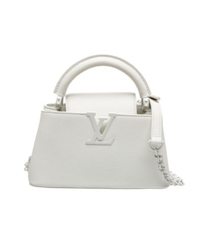 Louis Vuitton Vuitton Taurillon Leather Capucines East West Mini