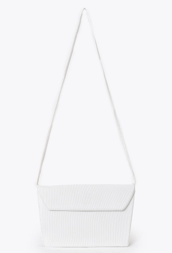 Saint Laurent '80 White Canvas Bag