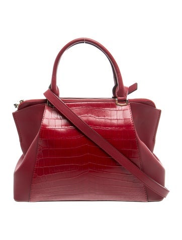 Cartier Embossed Leather Top Handle Bag