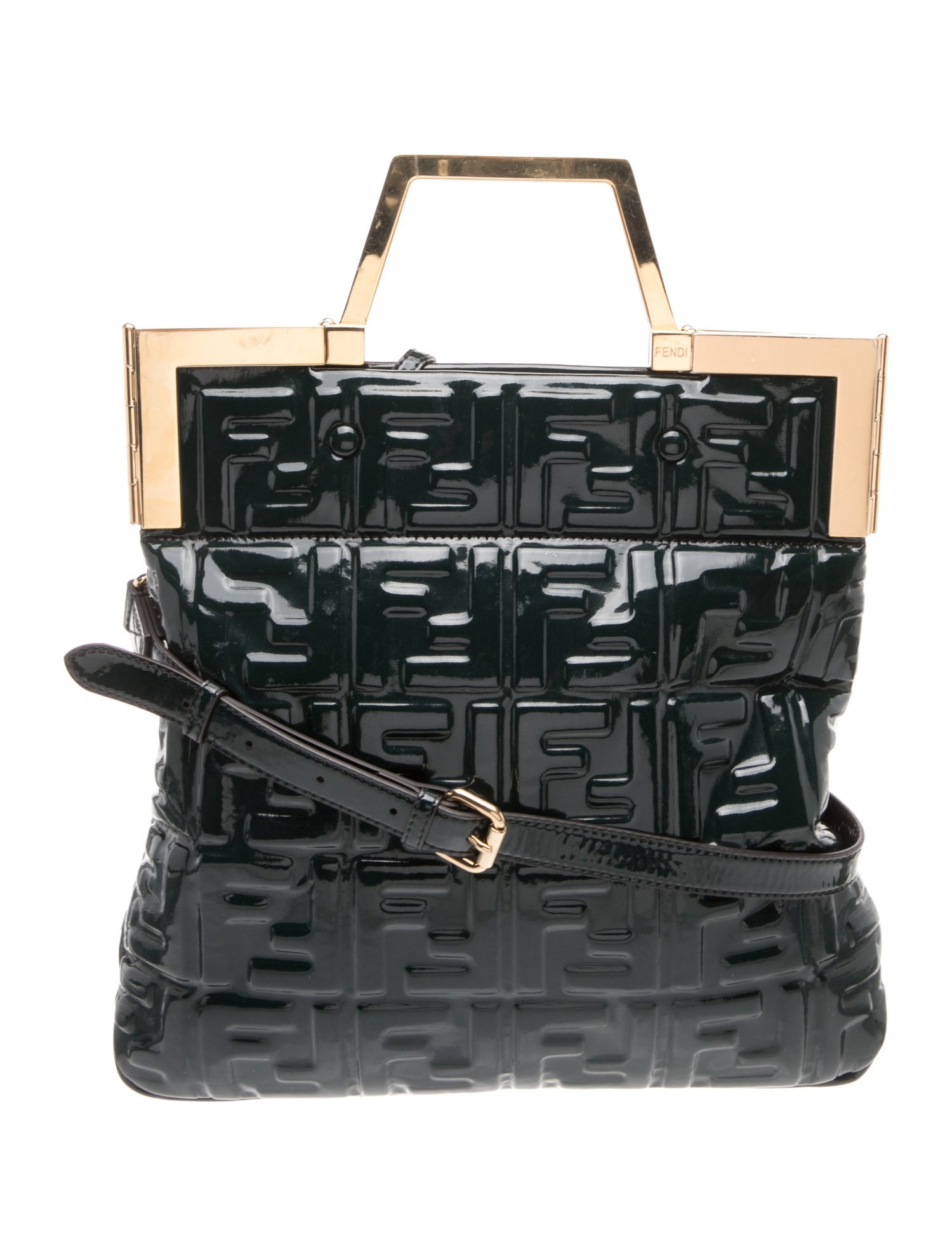 Fendi Zucca FF Top Handle Bag