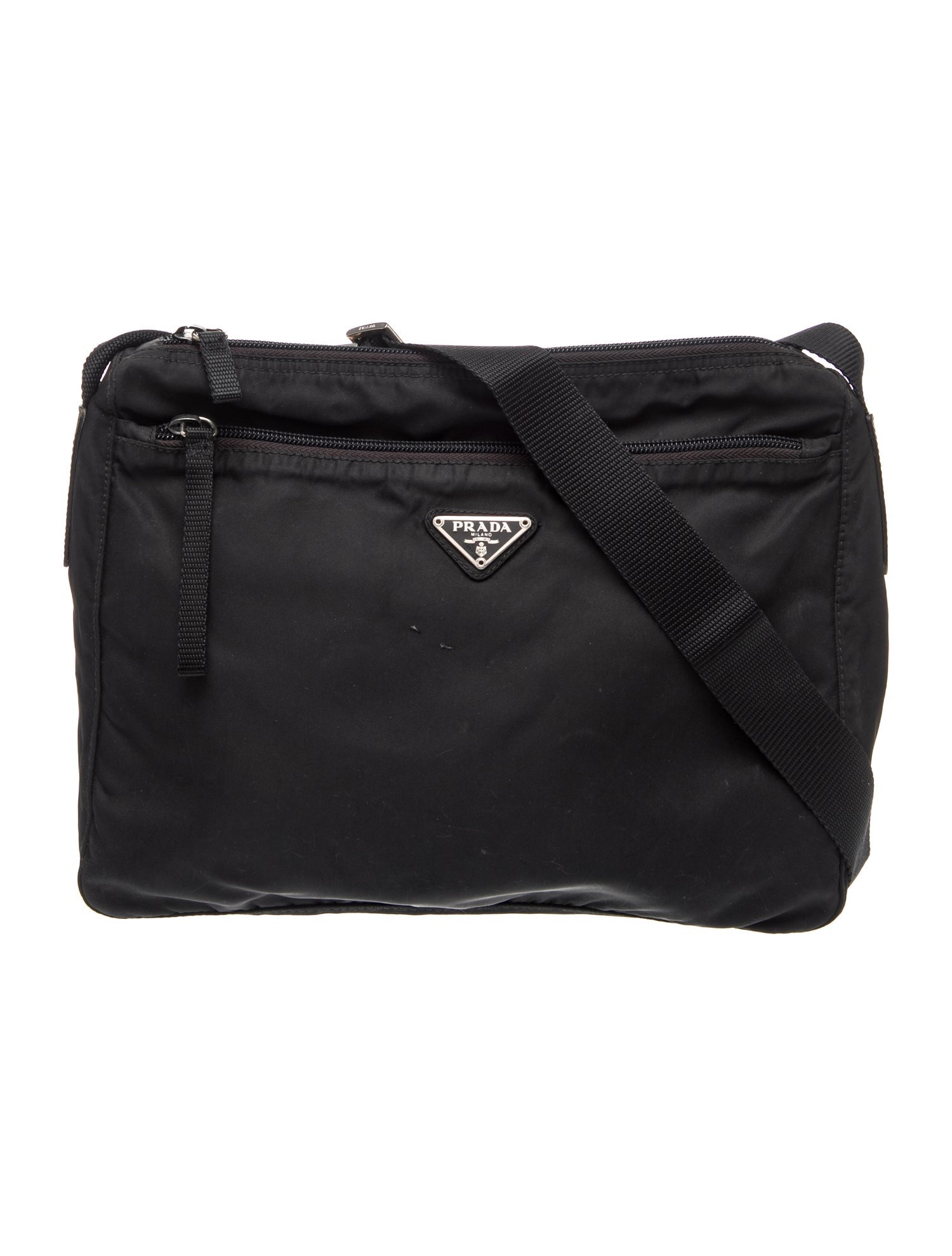 Enameled Metal Triangle Crossbody Bag Vintage