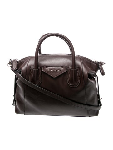 Leather Top Handle Bag