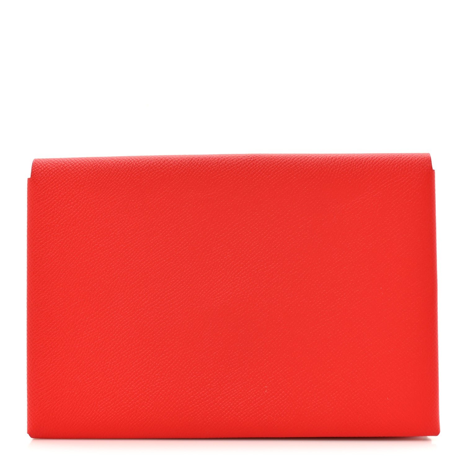 Hermes Hermes Epsom Calvi Pouch Rouge De Coeur