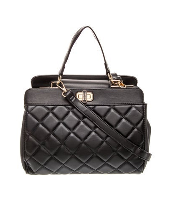 Badgley Mischka Mischka Leather Top Handle Bag