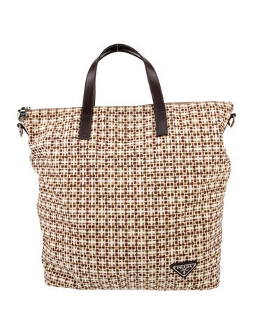 Nylon All-Over Print Nylon 2WAY Tote