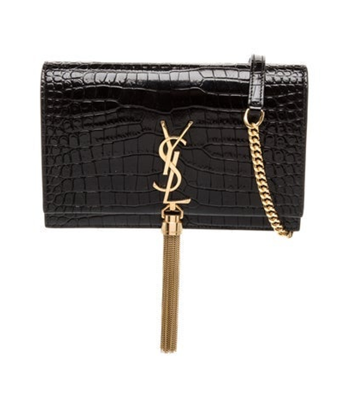 Saint Laurent Laurent Crocodile Kate