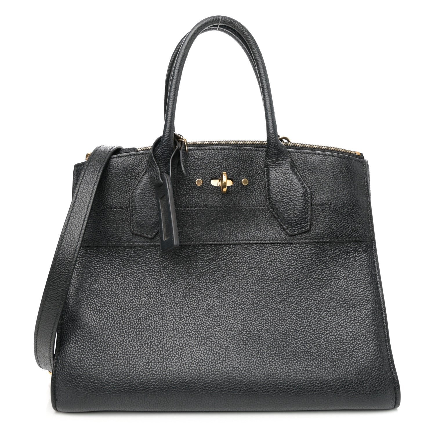 Louis Vuitton Taurillon City Steamer PM Black