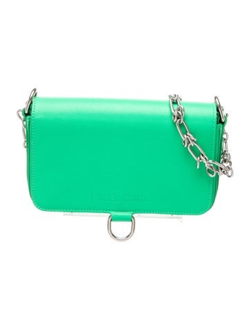 Leather Leather Bondage Wallet on Chain Mini