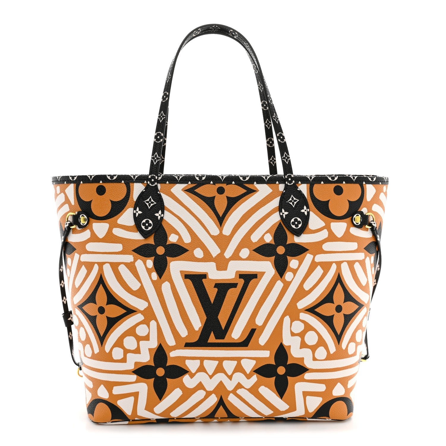 Louis Vuitton Monogram Giant Crafty Neverfull MM Creme Caramel