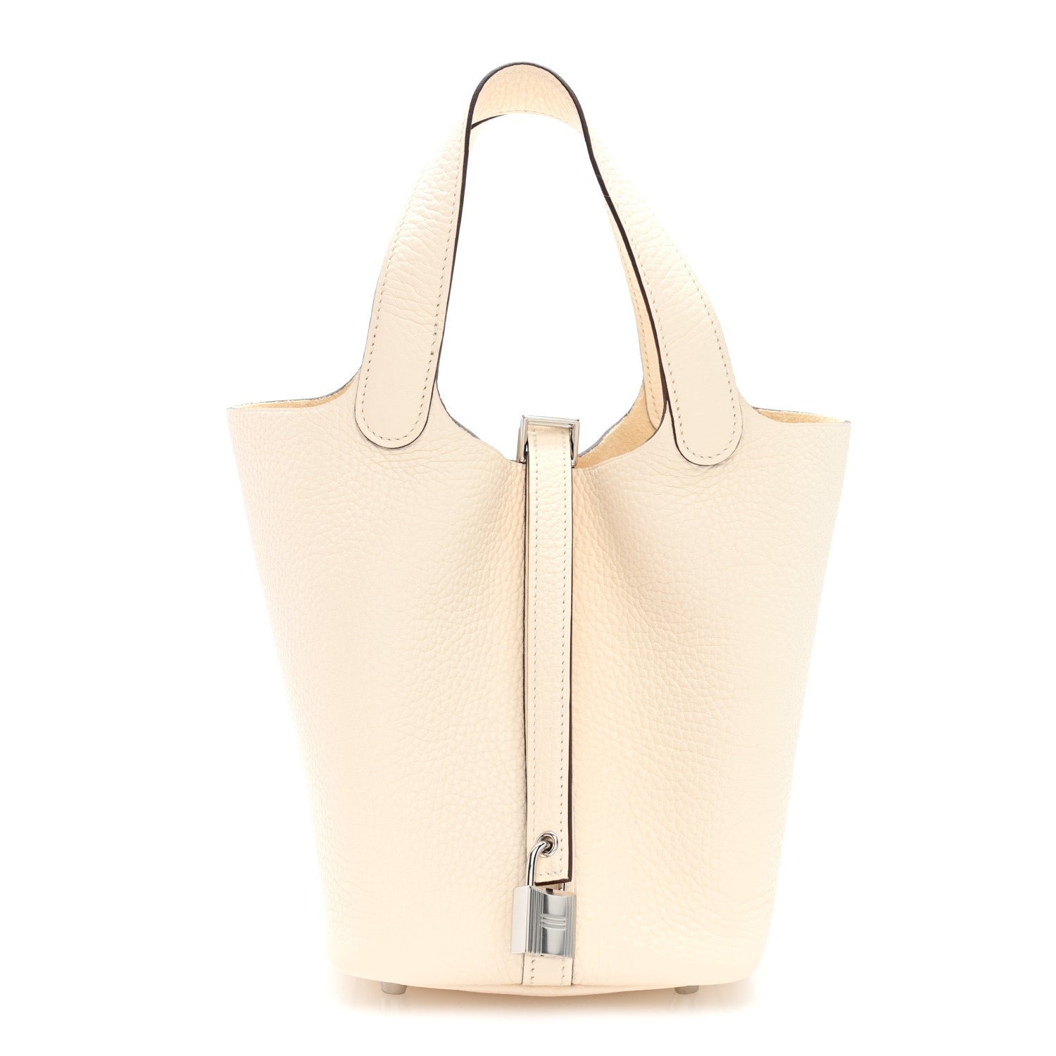 Hermes Hermes Taurillon Clemence Picotin Lock 18 PM Nata