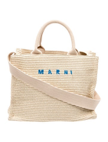Marni Raffia Shoulder Bag
