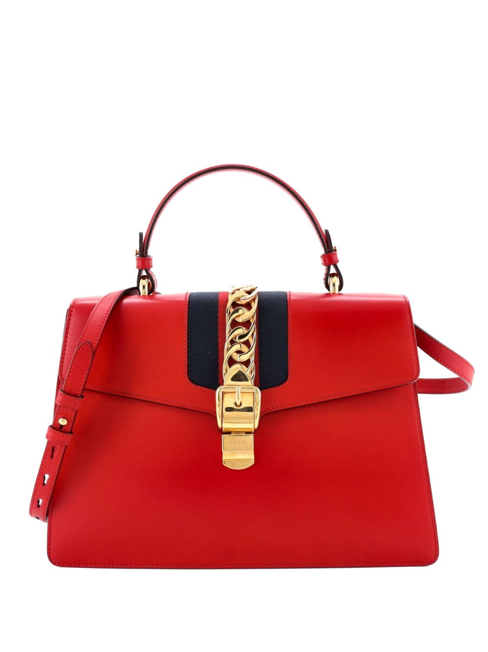 Sylvie Top Handle Bag Leather Medium satchel