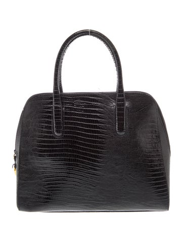 Leather Top Handle Bag