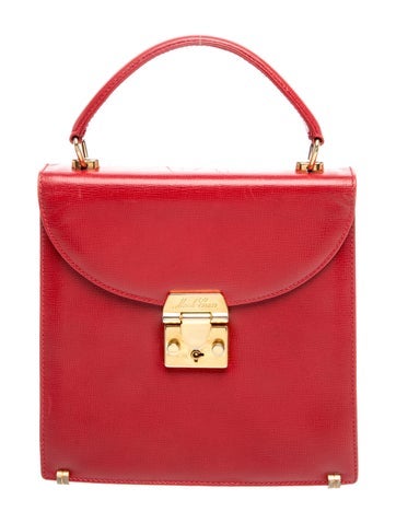 Mark Cross Leather Top Handle Bag