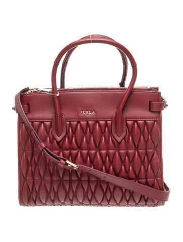Leather Top Handle Bag w/ Tags