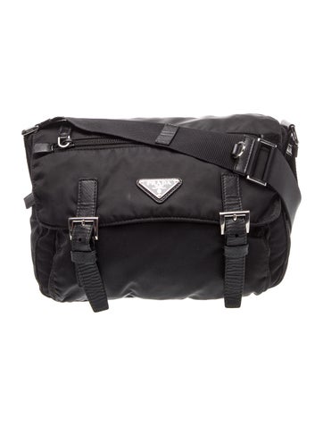 Tessuto Nylon Messenger Bag