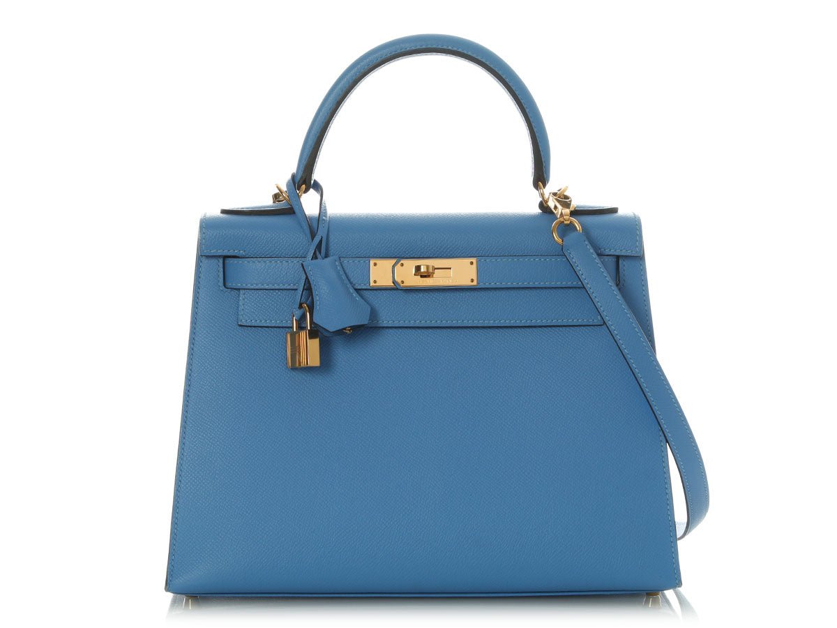 Hermès Blue Paradis Epsom Kelly 28