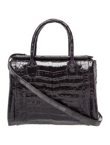 Leather Top Handle Bag