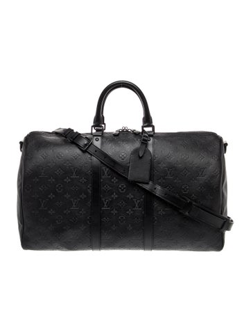LV Monogram Shadow Keepall Bandouliere 50