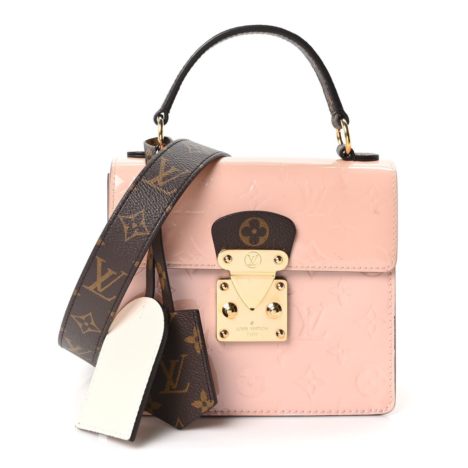 Louis Vuitton Vernis Epi Monogram Spring Street Rose Ballerine