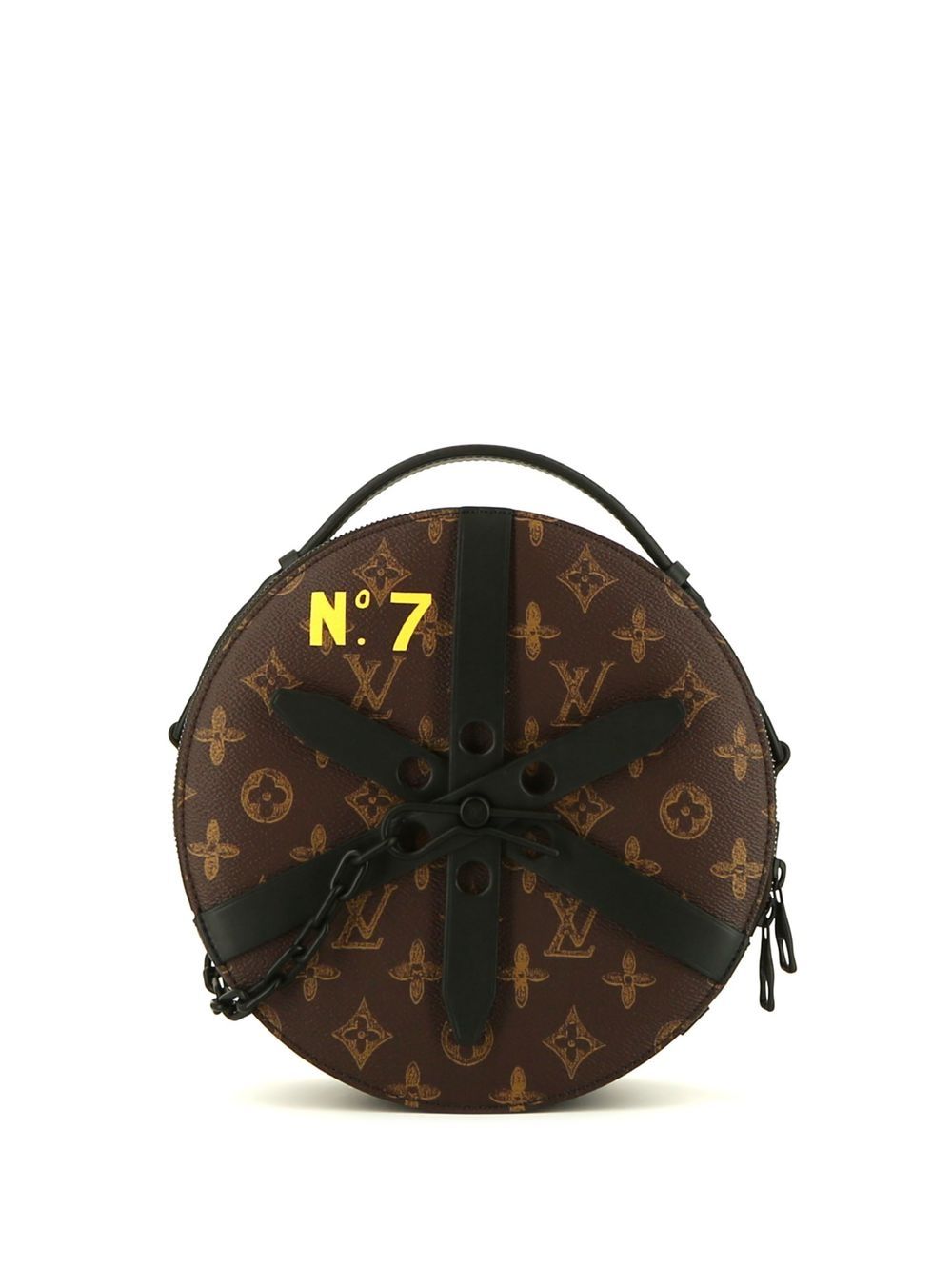 monogram circular two-way bag