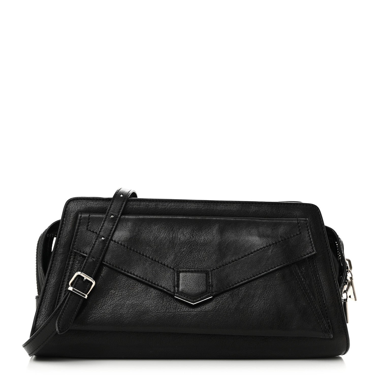 Proenza Schouler Calfskin PS13 Shoulder Bag Black
