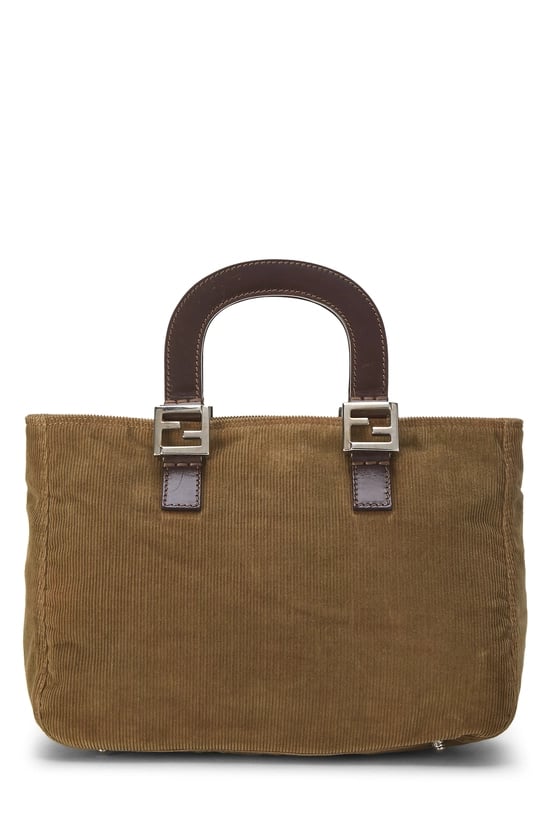 Brown Corduroy Handbag Small