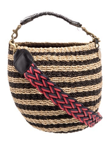 Straw Top Handle Bag