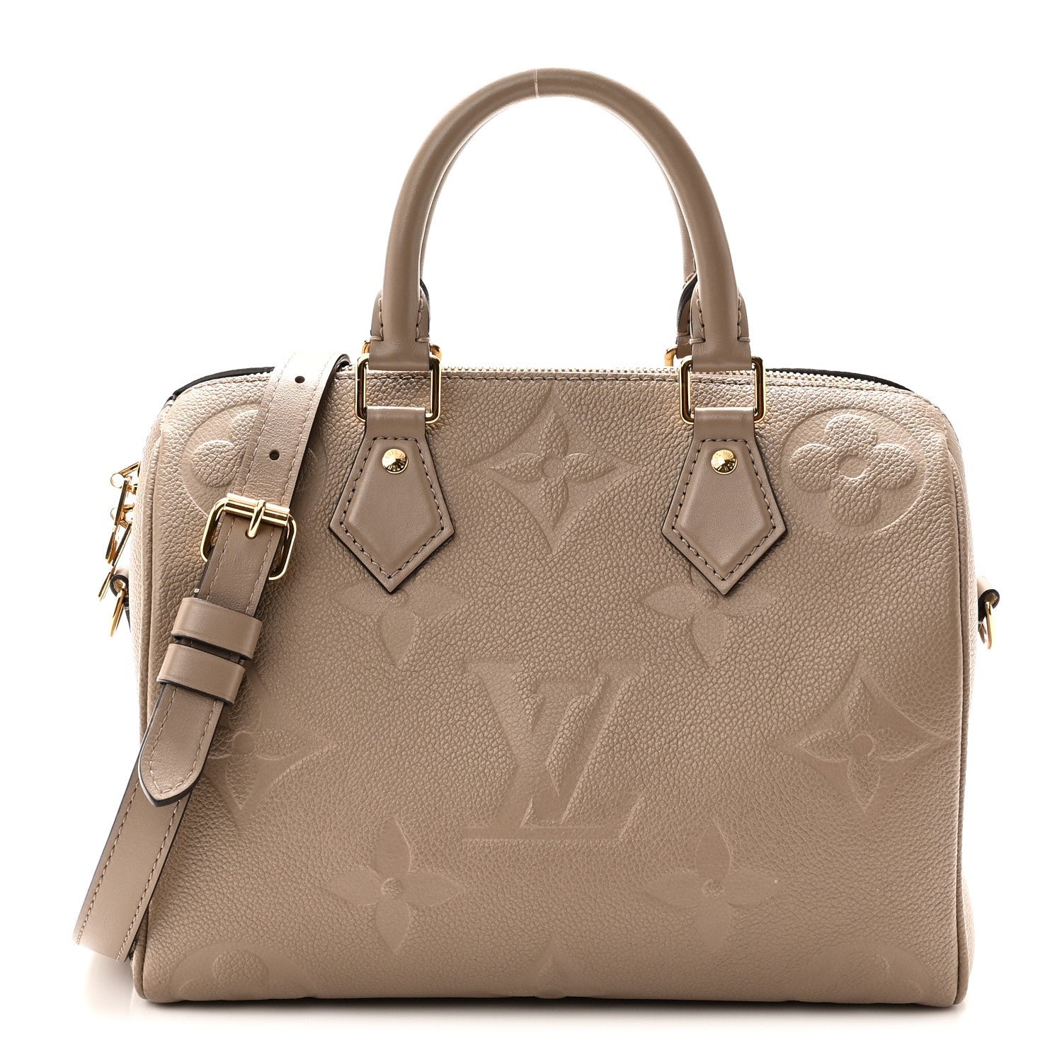 Louis Vuitton Empreinte Monogram Giant Speedy Bandouliere 25 Tourterelle