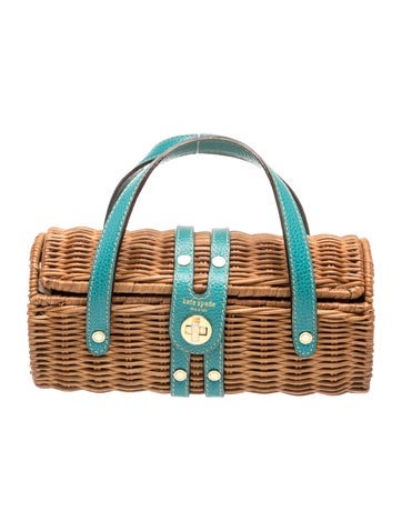 Wicker Top Handle Bag