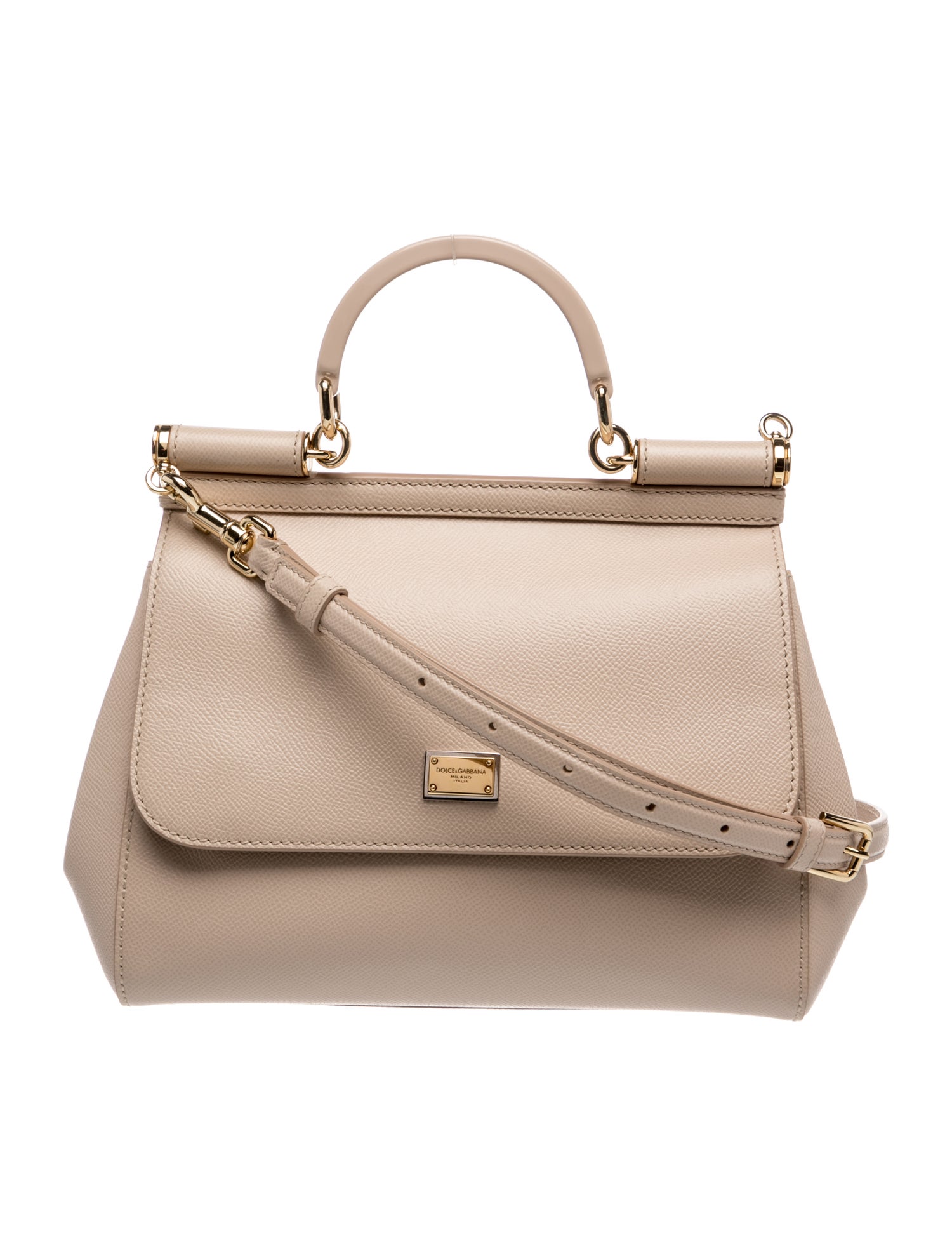 Leather Top Handle Bag