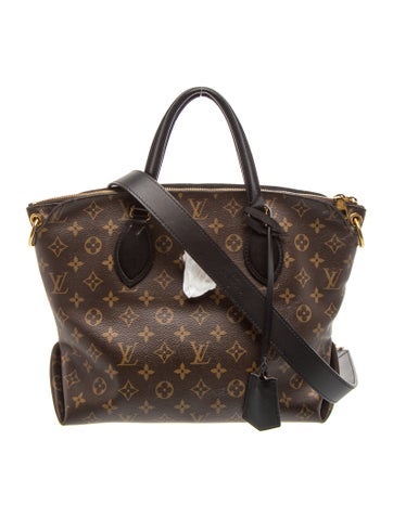LV Monogram Flower Zipped Tote MM w/ Tags