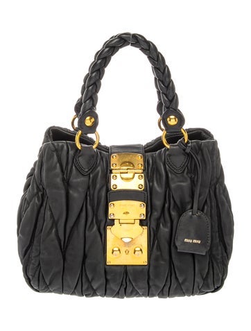 Calfskin Top Handle Bag
