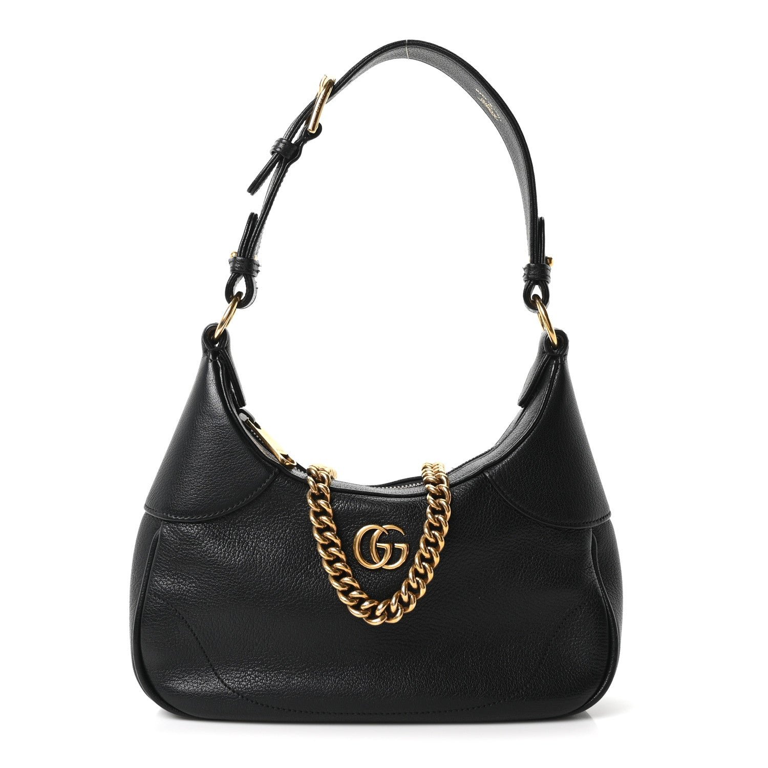 Gucci Goatskin Small Aphrodite Shoulder Bag Black