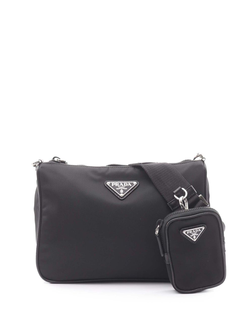 2013-2026 Saffiano Trimmed Re Nylon crossbody bag