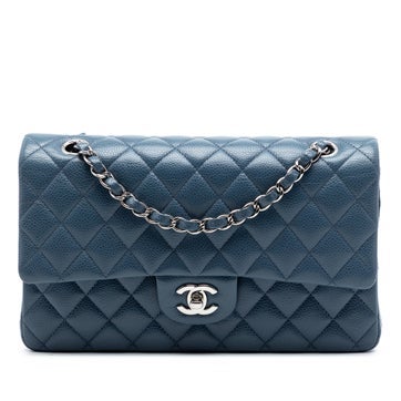 Calf Leather Medium Classic Caviar Double Flap