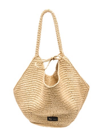 Raffia Lotus Raffia Tote Medium
