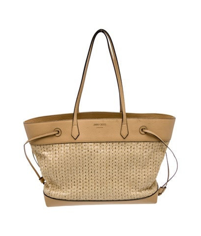 Jimmy Choo Choo Raffia Tote