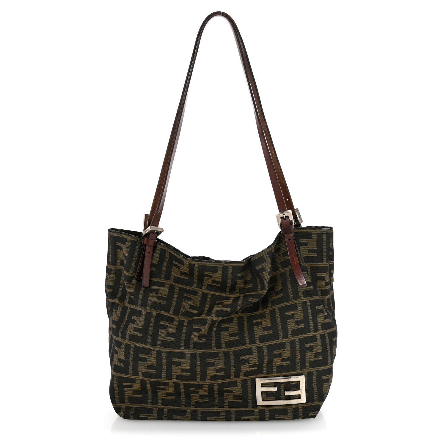 Fendi Zucca Tote Tobacco