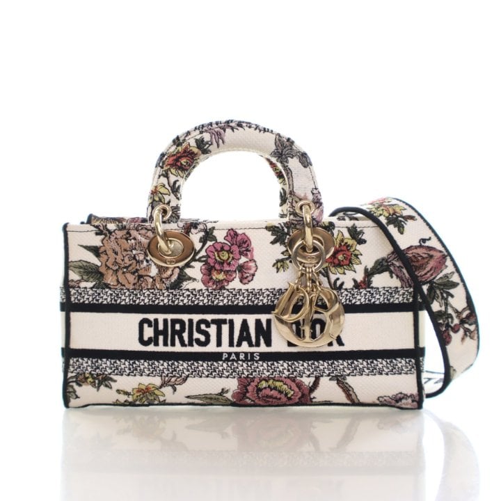 Christian Dior Medium Embroidered Lady D-Joy