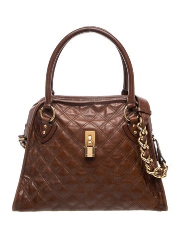 Leather Top Handle Bag