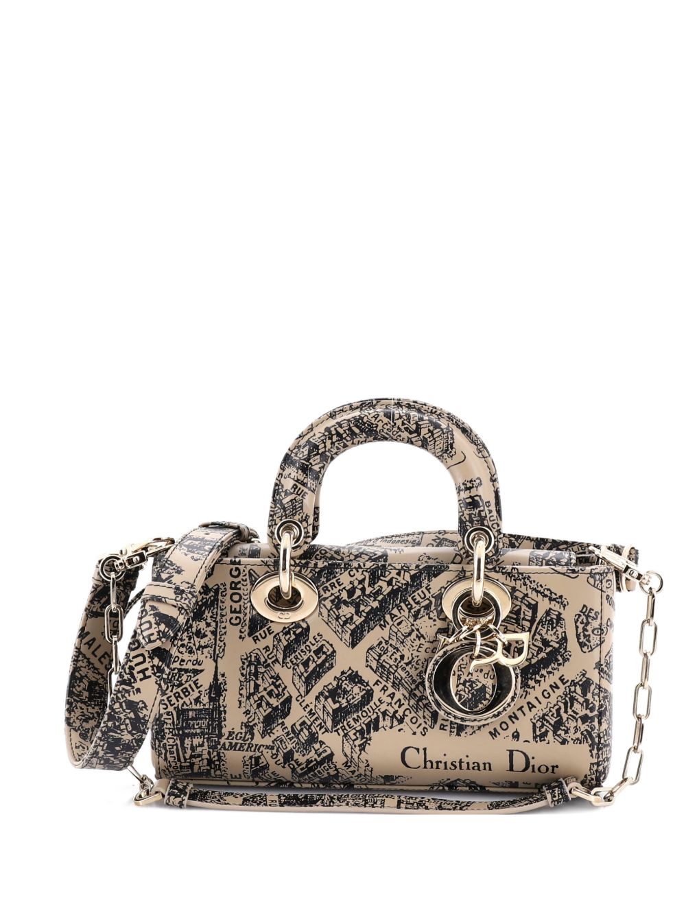 Dior Lady D-Joy Bag Printed Leather Small satchel