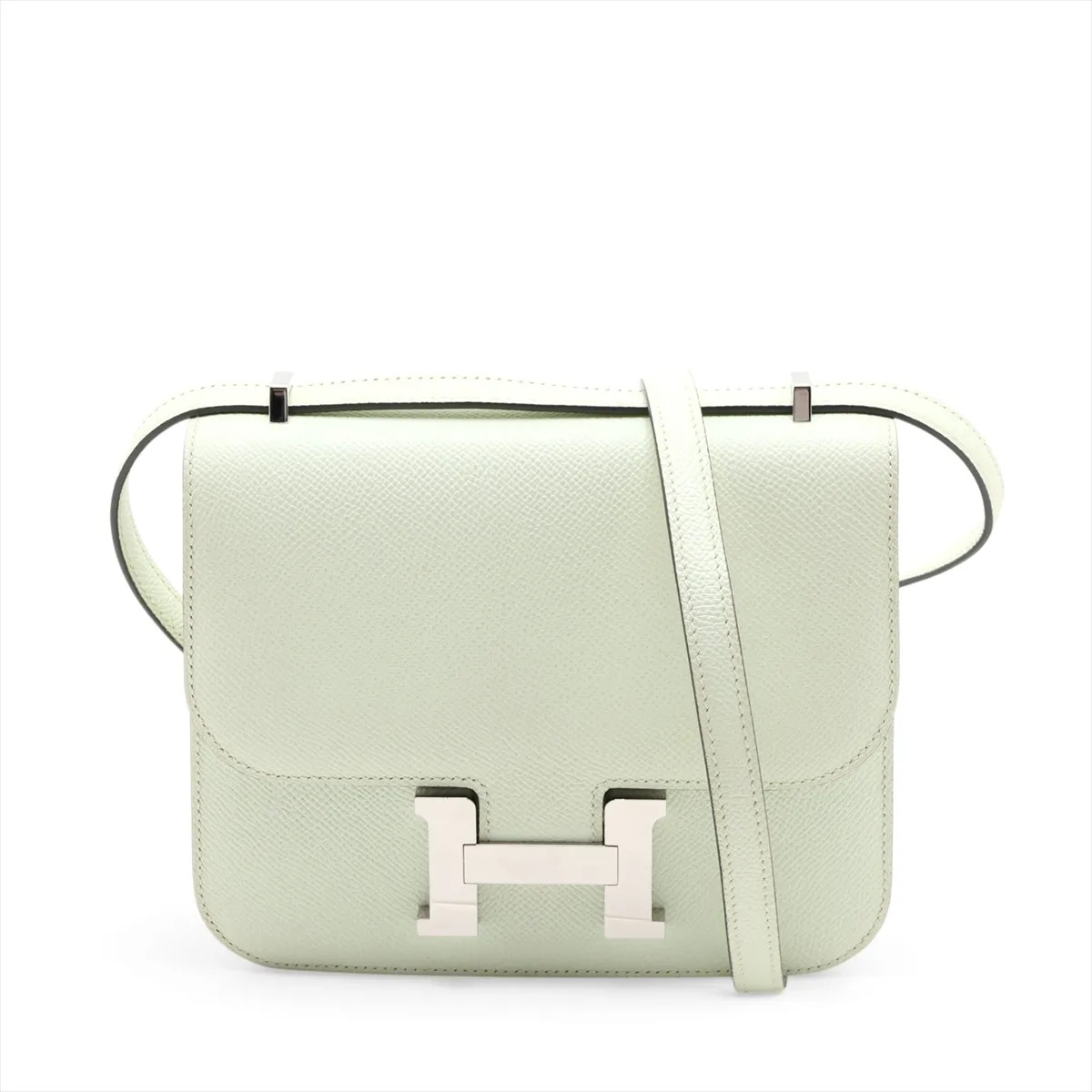Hermès Constance 3 Mini 18 Miroir Veau Epsom Veil fizz Silver Metal Fittings U: