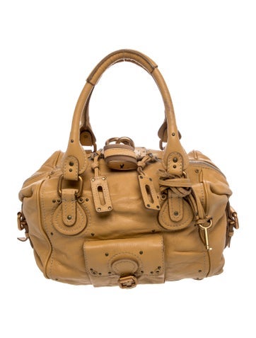 Leather Paddington satchel bag