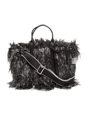 Faux Fur Top Handle Bag w/ Tags