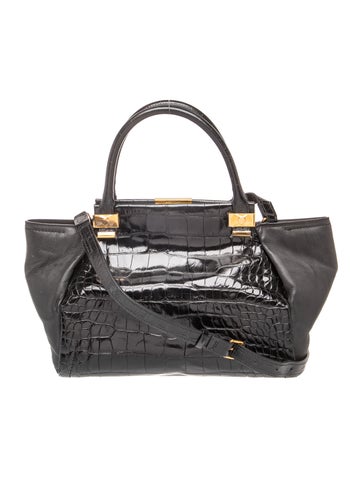 Leather Top Handle Bag