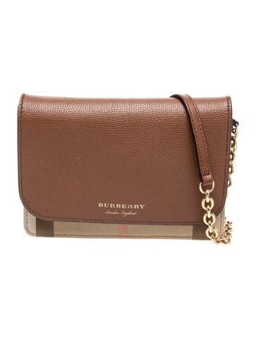 House Check Hampshire Wallet on Chain