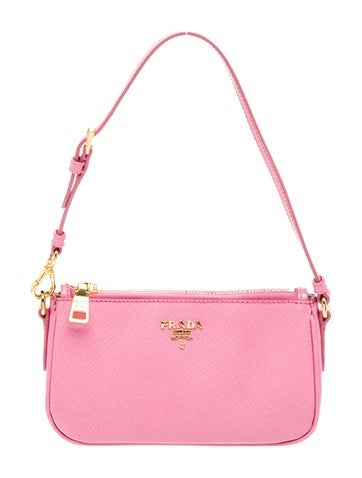 Saffiano Metal Leather Shoulder Bag